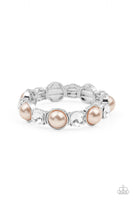 Paparazzi Elegant Entertainment Brown Bracelet