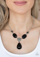 Paparazzi Heirloom Hideaway Black Necklace