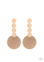 Paparazzi Idolized Illumination Gold Earrings