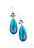 Paparazzi Jaw-Dropping Drama Blue Earrings