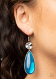 Paparazzi Jaw-Dropping Drama Blue Earrings