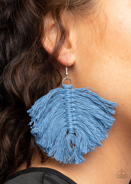 Paparazzi Macrame Mamba - Blue