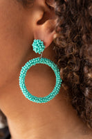 Paparazzi Be All You Can BEAD Blue Earrings