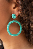 Paparazzi Be All You Can BEAD Blue Earrings