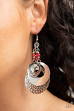 Paparazzi Wanderlust Garden Red Earrings