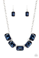 Paparazzi Deep Freeze Diva Blue Necklace