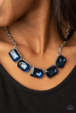 Paparazzi Deep Freeze Diva Blue Necklace