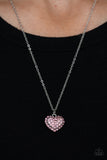 Paparazzi Heart-Warming Glow Pink Necklace