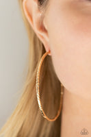 Paparazzi Voluptuous Volume Gold Earrings