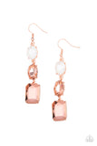 Paparazzi Dripping In Melodrama - Copper Earrings