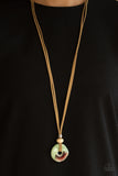 Paparazzi Primal Paradise Green Necklace