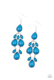 Paparazzi Superstar Social Blue Earrings