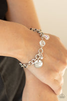 Paparazzi Lovable Luster White Bracelet