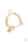 Paparazzi Lovable Luster Gold Bracelet