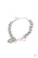 Paparazzi Lovable Luster Pink Bracelet