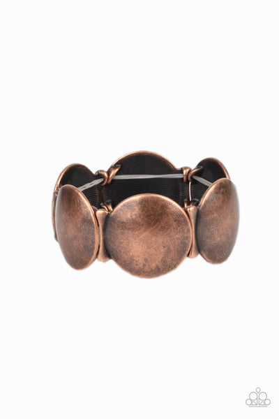 Paparazzi Going, Going, GONG! Copper Bracelet