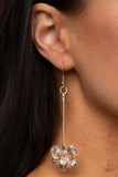 Paparazzi Opulently Orchid Rose Gold Earrings