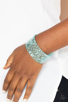 Paparazzi Snap, Crackle, Pop! Blue Bracelet