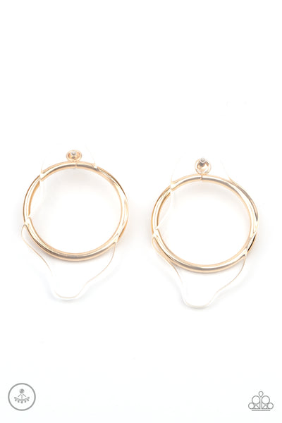 Paparazzi Clear The Way! Gold Earrings