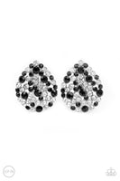 Paparazzi Elite League Black Earrings