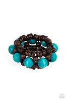 Paparazzi Tropical Temptations Blue Bracelet