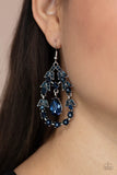 Paparazzi Garden Decorum Blue Earrings