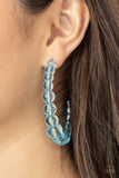 Paparazzi All Across the GLOBETROTTER /In The Clear Blue-Earrings Set