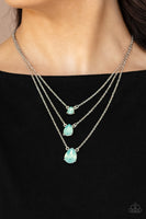 Paparazzi Dewy Drizzle Green Necklace