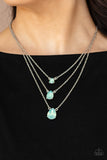 Paparazzi Dewy Drizzle Green Necklace