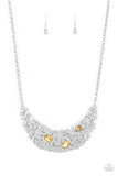 Fabulously Fragmented Yellow Necklace