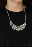 Fabulously Fragmented Yellow Necklace