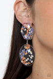 Paparazzi Flaky Fashion Orange Earrings