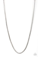 Paparazzi Victory Lap Chain Silver Necklace