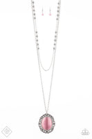 Paparazzi Endlessly Enchanted - Pink Fashion Fix Necklace- May 2020