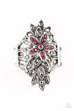 Paparazzi Formal Floral - Pink Ring