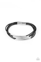 Paparazzi Power CORD Black Bracelet