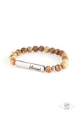 Paparazzi Born Blessed Brown Bracelet