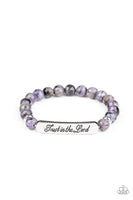 Paparazzi Keep The Trust Purple Bracelet