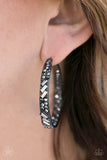 Paparazzi GLITZY By Association Black Earrings