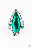 Paparazzi Sparkle Smitten Green Ring