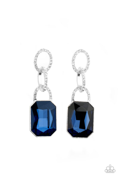 Paparazzi Superstar Status Blue Earrings