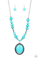 Paparazzi Home Sweet HOMESTEAD Blue Necklace