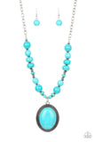 Paparazzi Home Sweet HOMESTEAD Blue Necklace