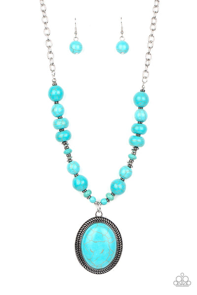 Paparazzi Home Sweet HOMESTEAD Blue Necklace