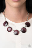 Paparazzi Ethereal Escape Purple Necklace zi Ms. GLOW-It-All Purple Bracelet