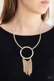 Paparazzi Pharaoh Paradise Gold  Necklace