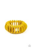 Paparazzi Tropical Tiki Bar Yellow Bracelet