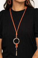 Paparazzi Tranquil Artisan Orange Necklace