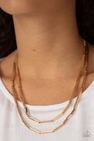 Paparazzi A Pipe Dream Gold  Necklace