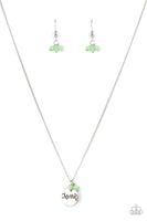 Paparazzi Warm My Heart Green Necklace